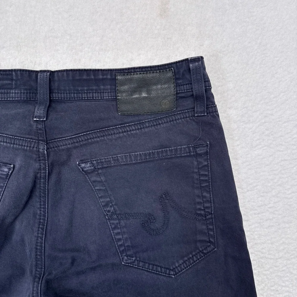 AG Adriano Goldschmied Graduate Pants Mens Size 30 x 27 Navy Blue Tailored Leg - Picture 3 of 8